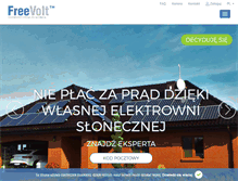 Tablet Screenshot of freevolt.pl